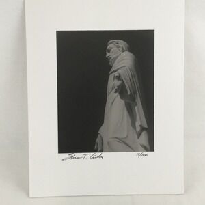 Black & White Photo Christ Holy City Wichita Mountains OK Signed Art Photography